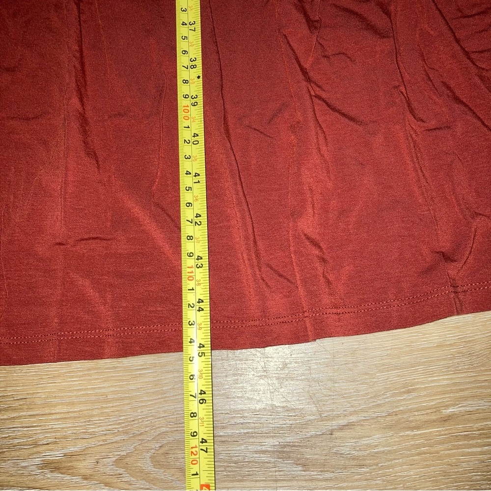 Eileen Fisher Fine Jersey Tiered Dress Midi Women’s Large, Everyday boho casual - Picture 4 of 7